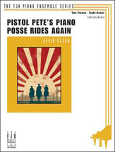 Pistol Pete's Piano Posse Rides Again piano sheet music cover